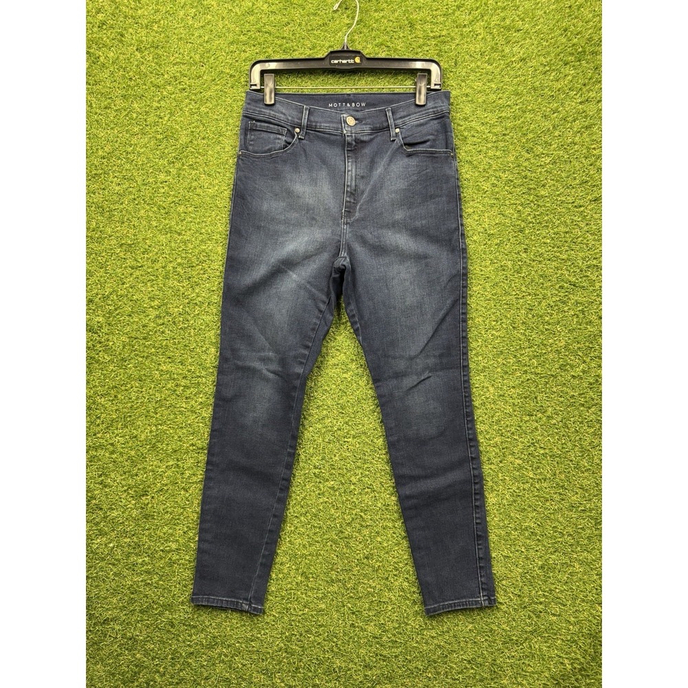 Mott and Bow Jeans Womens 30 High Rise Skinny Jane Dark Wash Stretch Denim
